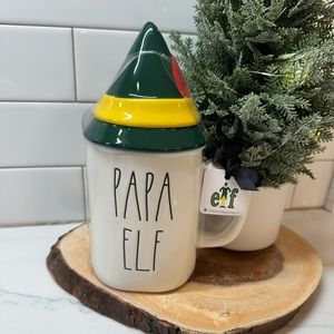 Rae Dunn Papa Elf mug